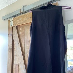 Jules and Juliana satin feel turtleneck dress